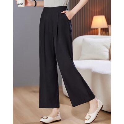 Paste Women's Casual Elastic Draped Pants