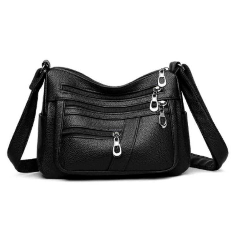 

Stylish, simple and atmospheric shoulder oblique span bag 25.5*10*18 чорний
