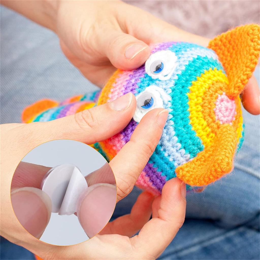 600/900PCS/box Black/Color Plastic Safety Eye for Doll Toy DIY Set Crafts Animal Toy Eye for Doll Decoratives Supply