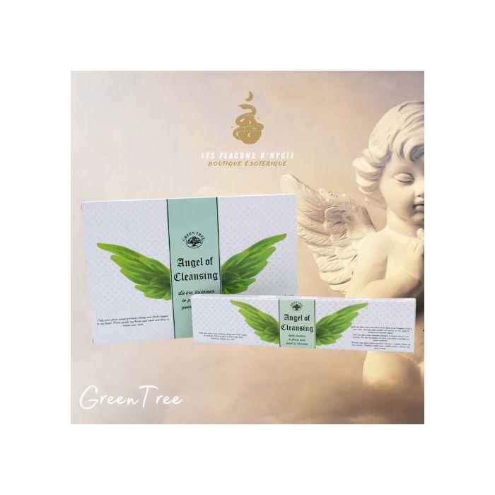 Bougeoir - Photophore - Bougie - Senteur &gt; Encens - Encens Green Tree Angel Cleansing - - Green Tree