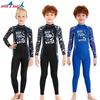 Kinder Vollschutz UV-Schutz Badebekleidung Jungen Mädchen Langarm Einteiler Badeanzug Schnelltrocknend Nylon Spandex
