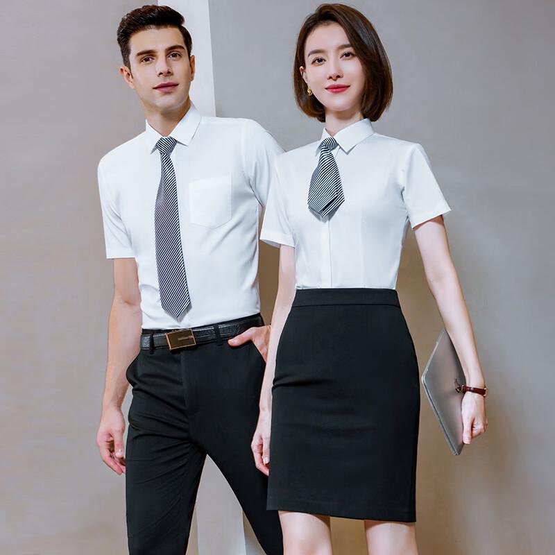 Мужская formalная рубашка с коротким рукавом Teluoman, 3-защитная, без складок 3XL