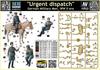 Master Box 1/35 Scale German Mounted Officer + Officer & 3 Infantrymen Emergency Messenger Plastic Model MB35212