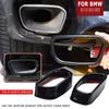 For BMW X5 F15 X6 F16 2015 2016-2018 M Sports Stainless Steel Carbon Texture Car Tail Muffler Exhaust Pipe Output Cover Parts