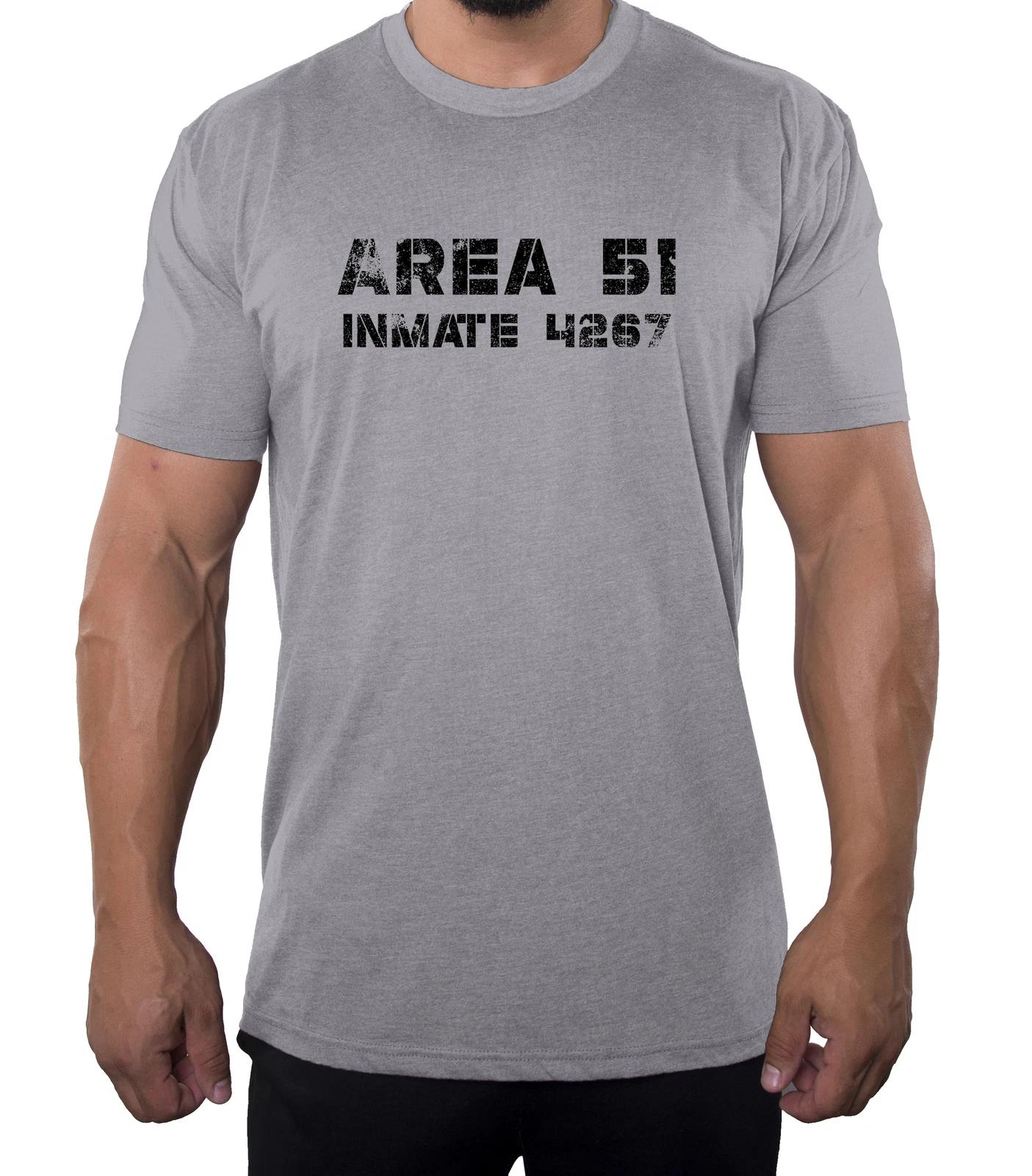 Area 51 Inmate, Alien Tees, Graphic Men s Shirts, Funny Men s Shirts! 3XL