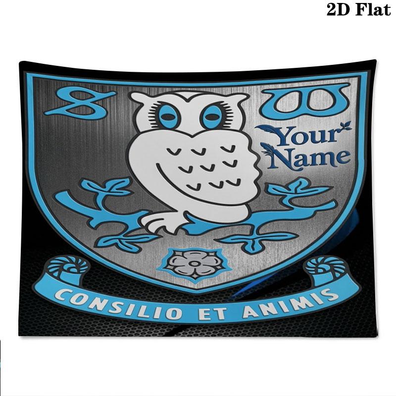 Sheffield Wednesday Football Club Nástěnná tapiserie s vlastním jménem Estetická nástěnná dekorace Potiskovaná látková přikrývka Dekorativní tapiserie do ložnice obývacího pokoje