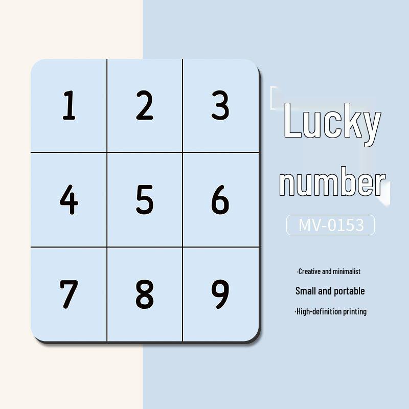 

Компактный нескользящий коврик для мыши «Девять квадратов» с подставкой для запястья – Стильный и утолщенный для студентов 260x210x2mm