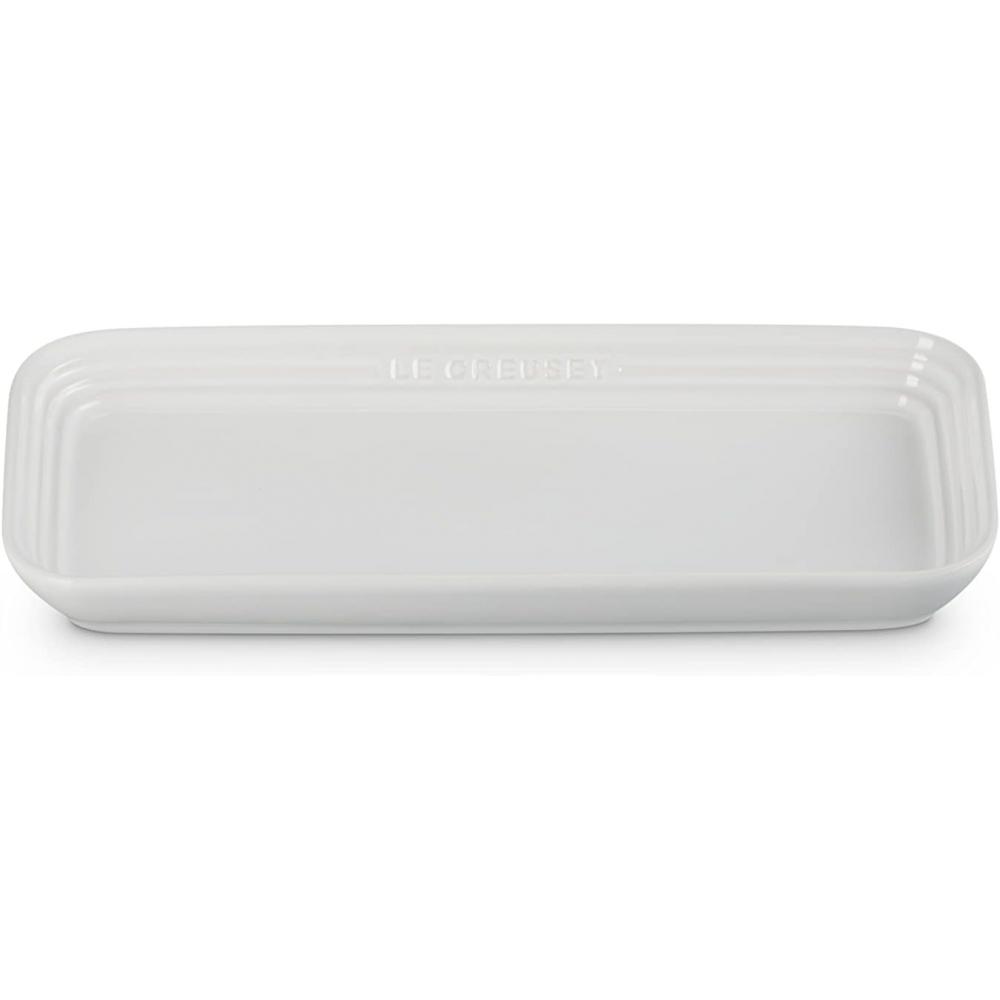 Le Creuset Rectangular Plate 25cm White