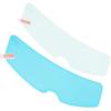 2 Set Motorcycle Rainproof Film, 9.6in Universal Rainproof Helmet Film Transparent Clear Motorcycle Helmet Anti Fog Film Interior Exterior Patch