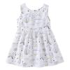 Sommar tjejklänning Mode ärmlös rygglös barnklänningar Småbarnstjej Födelsedagsfest Prinsessklänning Bomull Barnkläder