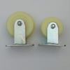 Heavy-Duty Industrial Swivel Casters - 4" & 5" White Nylon Wheels