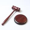 2Pcs/1Set Attorney Decorative Hammer Judge Hammer Wooden Multitool Small Hammer Children Simulation Toy Hammer and Base
