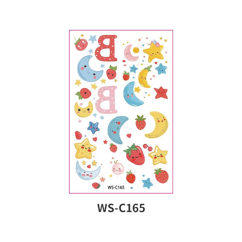 Cross Border Children's Cartoon Tattoo Stickers Space Dinosaur Boy Girl Cute Temporary Waterproof