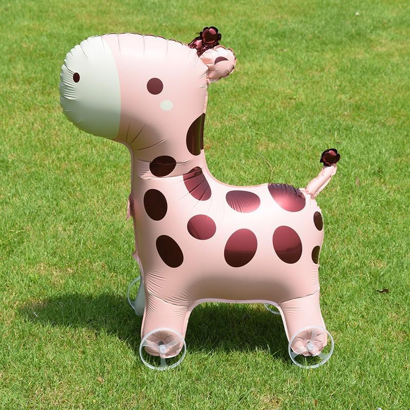Kids' Leash with Wheeled Walking Animal Balloons - Outdoor Play Photo Props