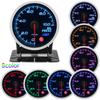 2 Inch 52MM Oil Press Gauge Smoke Lens 0-10 Bar PSI Oil Pressure Meter With Stepper Motor Oil Pressure Sensor 1/8NPT Turbo Boost