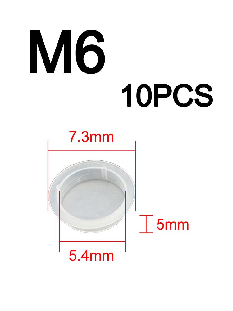 Internal Thread Translucent Plastic Plug Cover Nut Plug, Pipe Plug, Round Plug, Hole Plug Plug, Round Pipe Dust Plug