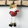 1 Pcs Holiday Pendants Gifts Christmas Decorations Window Decorations Room Decorations Small Figurines Plaid Cloth Beads Legs