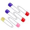 100pcs Colorful Plastic Head Safety Pin Locking Baby Cloth Diaper Nappy Pins DIY Jewelry Making for Quilting Knitting