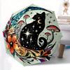 1pc Celestial Cat Moon Automatic Open/close Folding Umbrella, Compact Portable Travel Umbrella,Cute Umbrella, Durable Construction Yy250804062
