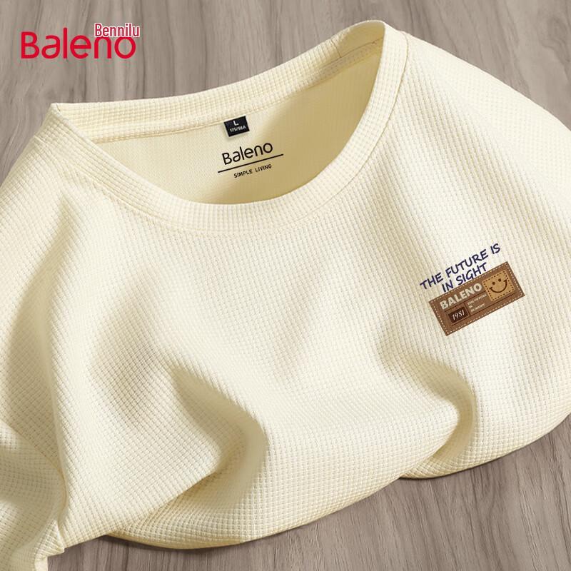 Baleno Men's Waffle Knit Short Sleeve T-Shirt