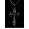 Personligt Retro Gotiskt Kors Etniskt Mönster Halsband Mode Överdrivet Stil Hänge