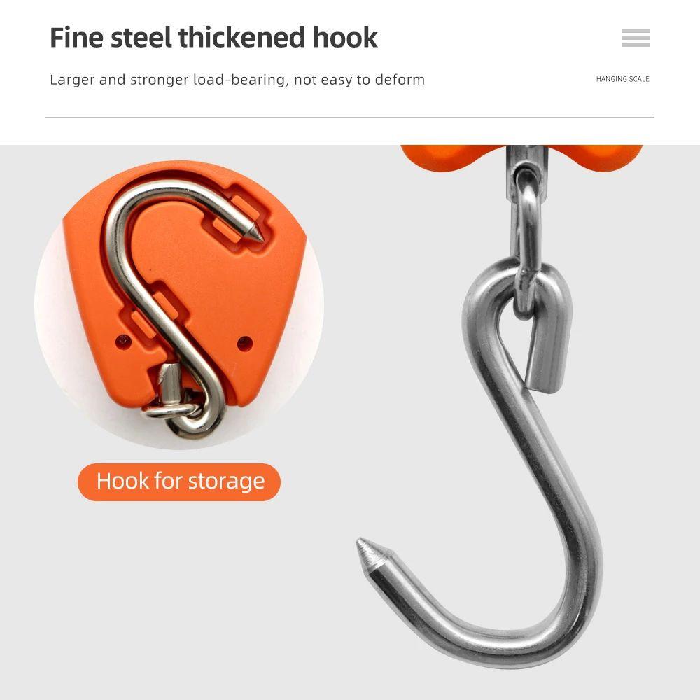 Hanging Stainless Steel Hook Scale Heavy Duty Crane Scale LCD Digital Scale 200kg Electronic Scale