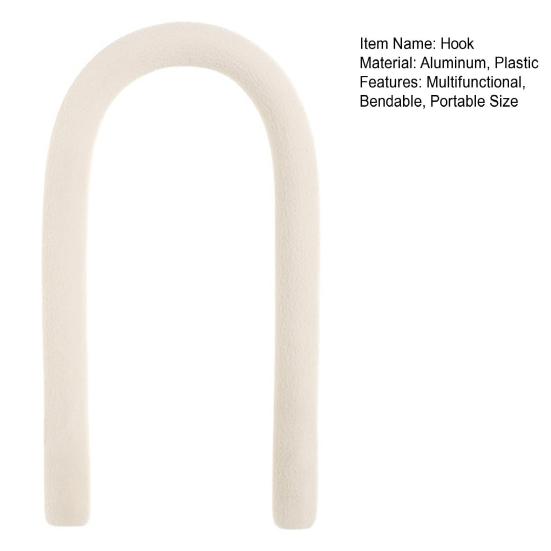 Multifunktionell Böjbar Hängkrok Hemkontor Kök Sovrum Garderob Flexibel Krok Bärbar S-formad U-formad Krok