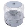 Rotating Rice Dispenser 13.2lb Capacity 6 Grid Airtight One Click Output Dry Food Storage Container