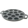 MINI 15 PANCAKES CAST IRON FRYING PAN