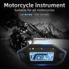 AD Motorcycle Instrument + Sensor Tachometer 10000 RPM Meter Dashboard Odometer KMH Speedometer With Alarm For KAWASAKI