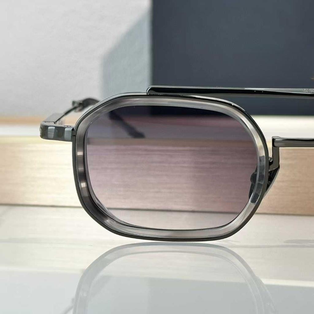 Heavy Metal Fashion Trend Vintage Luxury Sunglasses ANTHONY Alloy Acetate Frame UV400 Retro Square Design Unisex A+ Top Quality