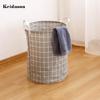 Puntos Foldable Waterproof Clothes Basket Large Capacity with Handle Square Laundry Storage Bag