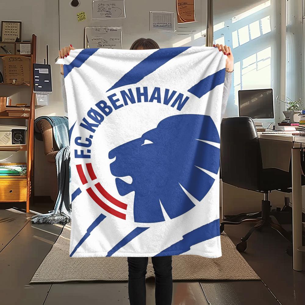 FC. København Flanelldecke, Hohe Qualität, Bequem für alle Jahreszeiten, Heimdekoration, Wärme und Komfort