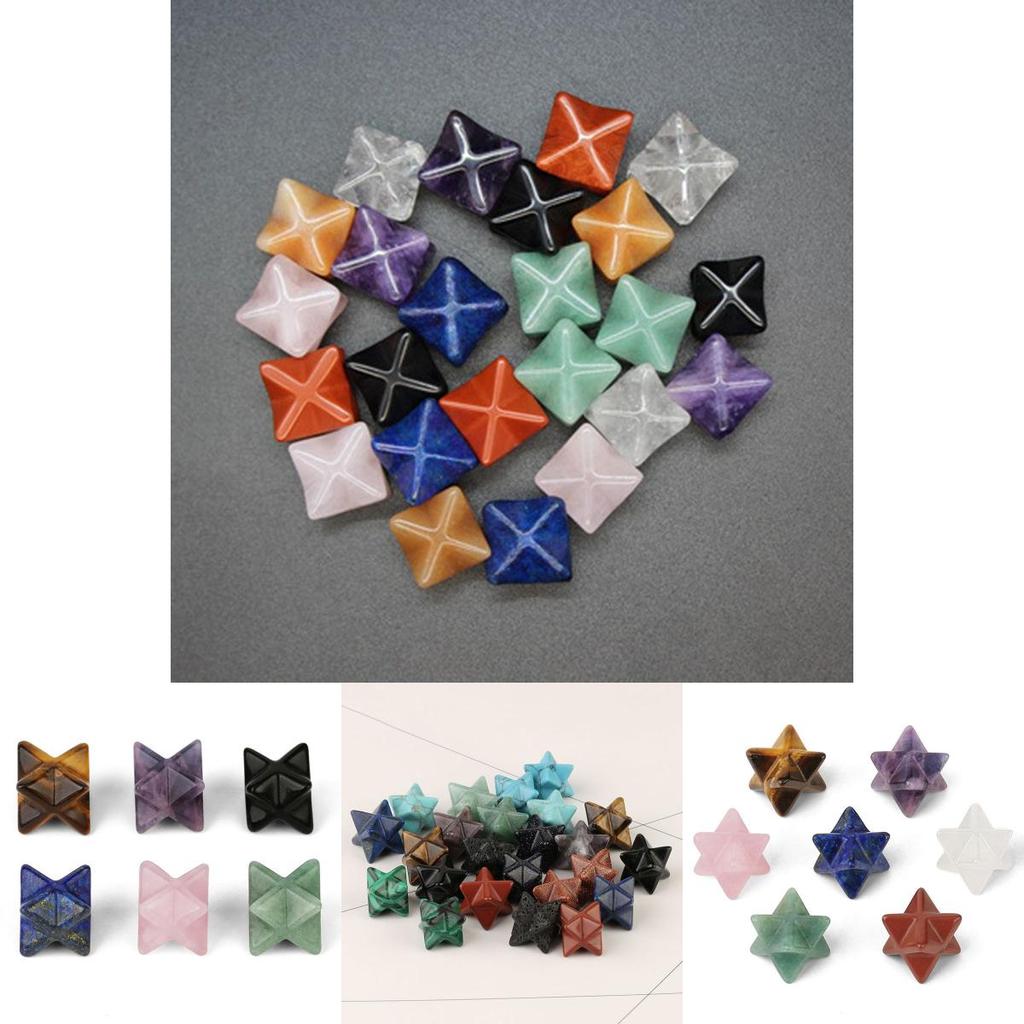 Exquisite Merkaba Star Crystal For Sacred Healing Energy And Elegant Home Decor