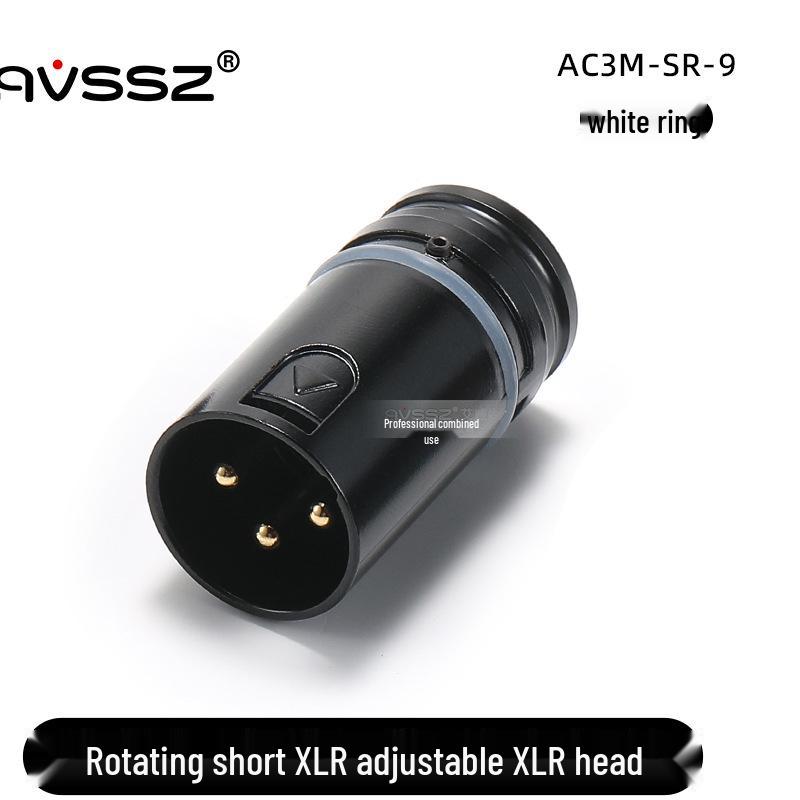 Right-Angle 3-Pin XLR Male to Female Microphone Audio Cable
