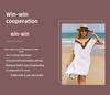 Plus Size European & American Beach Cover-Up Robe - Sexy Loose Shirt Style Long Dress for Women