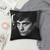 Alain Delon Schauspieler Quadratische Kissenhülle Kissenbezug Kissenhülle Überwurf-Kissenbezug für Zuhause Schlafzimmer Auto