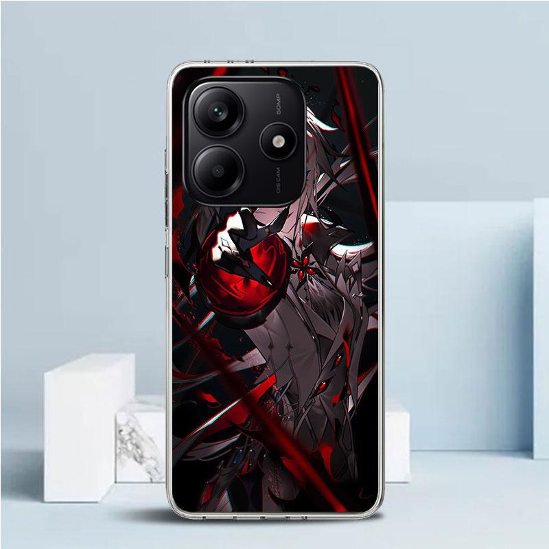Arlecchino Genshin Impact Soft Cover for Xiaomi Redmi Note 15 14 13 12 Pro Plus Phone Case 14S 11S 11T 11E 10S 10 4G Pattern She