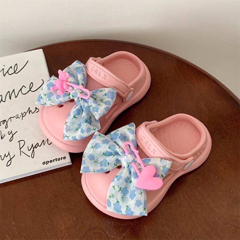 

New Sandals Fashion Comfort Non Slip Girls Shoes Simple Sweet Princess Child Shoes Classic Summer Beach Daily Slippers 4-6Y 2025 28insole18.5cm рожевий