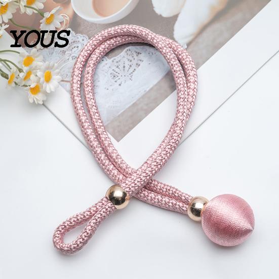 Strong Curtain Fasteners Fabric Tiebacks, Windows Hold Back, Holdbacks, Decorative Ties Holder Rope for Home Essential Bedroom Living Room Easy To Use