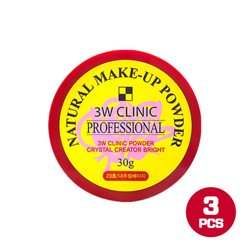 

[3W CLINIC] 3SET 4SET Natural Make-Up Bright Powder #10 #21 #23 DODO #23 x 3pcs