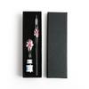 Embedded Flower Glass Pen Set, Colored Dipping Pen, Street Vendor Gift Box, Signature Pen, Glass Pen Gift