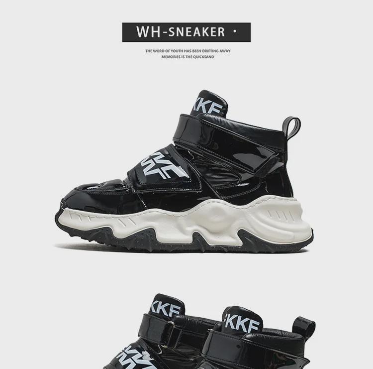 Pánské zimní vysoké sněhule se silnou podrážkou: Trendy boty pro tátu zvyšující výšku