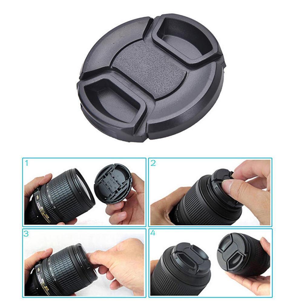 Camera Lens Cap Holder Cover Len Cover For Canon Nikon Sony Olypums 52mm Protection Cover DSLR Camera Lenses Cover