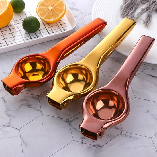 Food Processor Reusable Convenient Hand Press Stainless Steel Citrus Lemon Squeezer Manual Fruit Juicer