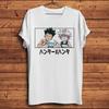 Hunter X Hunter HXH Gon and Killua Funny Anime T Shirt Men Short Sleeve TShirt Unisex Daily Casual Breathable Streetwear Tees