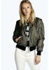 Giacca Moda Autunno Inverno 2016 Europa America Colore Unico Zip Corta