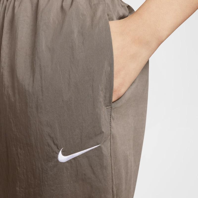 Nike Sportswear Loose Casual Mid-Rise Knitted Sweatpants Women Bottoms Brown IH0827-126
