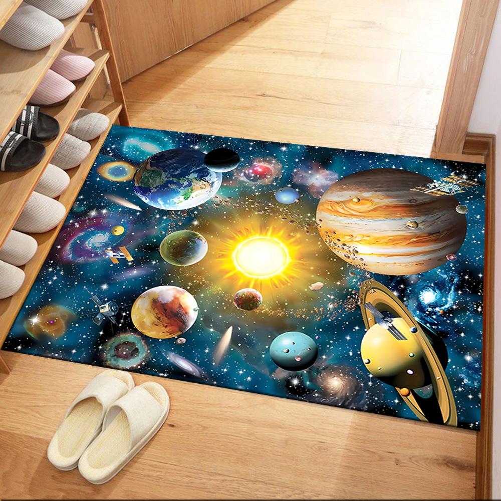 Cosmic Portal Exploration Floor Mats for Living Room, Bedroom and Room Decoration Are Suitable for Gifts.