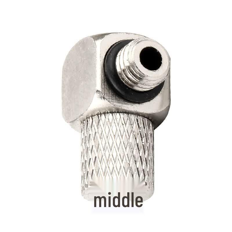 Ji Ke Fu Miniature Quick-Twist Air Tube Elbow Connector